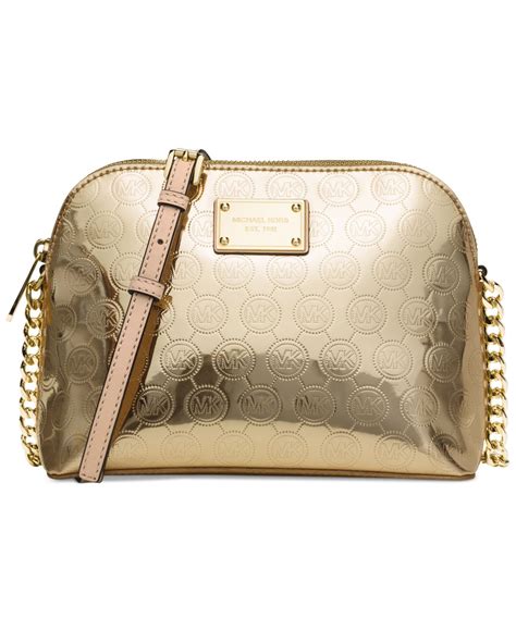 michael kors cindy large dome crossbody gold|michael michael kors cindy large dome crossbody .